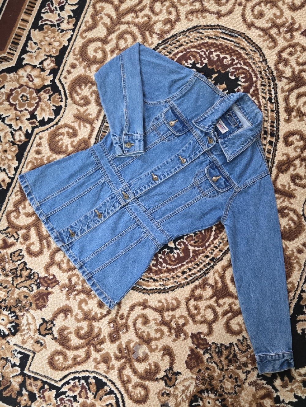 90s Y2K Eldorado Denim Jacket Lighwash Jean Coat 1990 2000